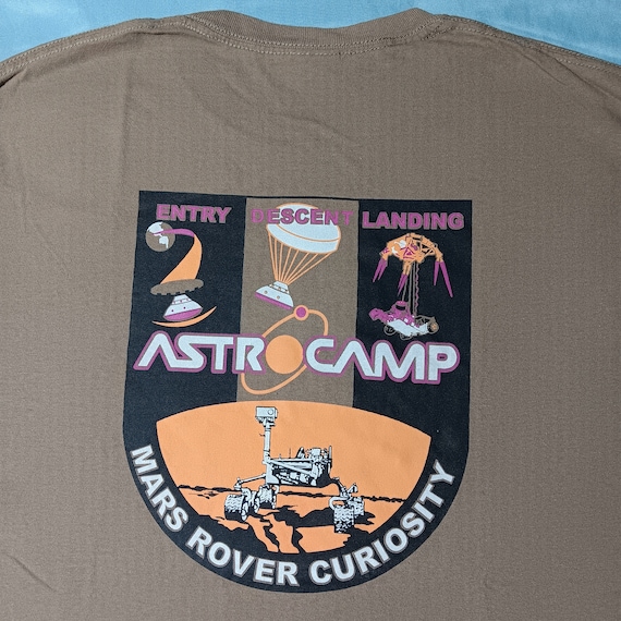 Vintage 2000s Y2K Astro Camp Outer Space Mars Rov… - image 1