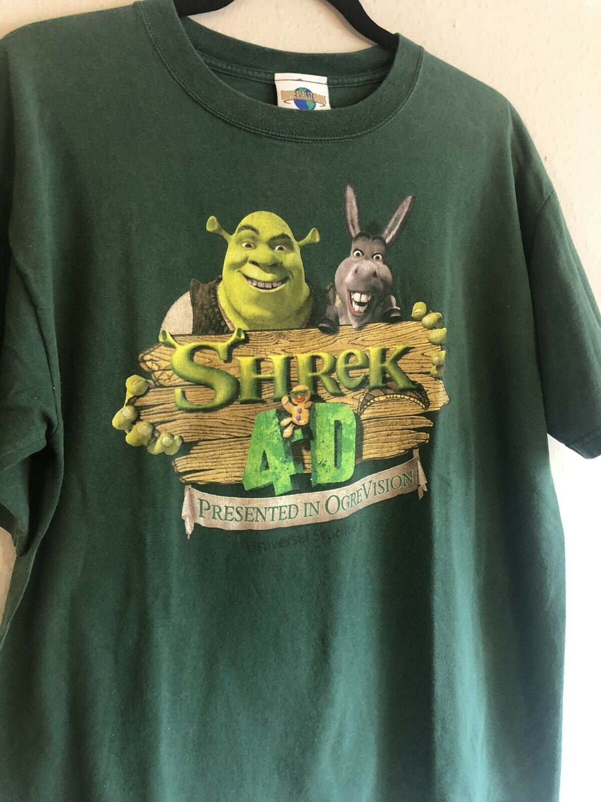 Early 2000s Vintage Shrek 4D Movie Promo T-Shirt Universal - Etsy 日本