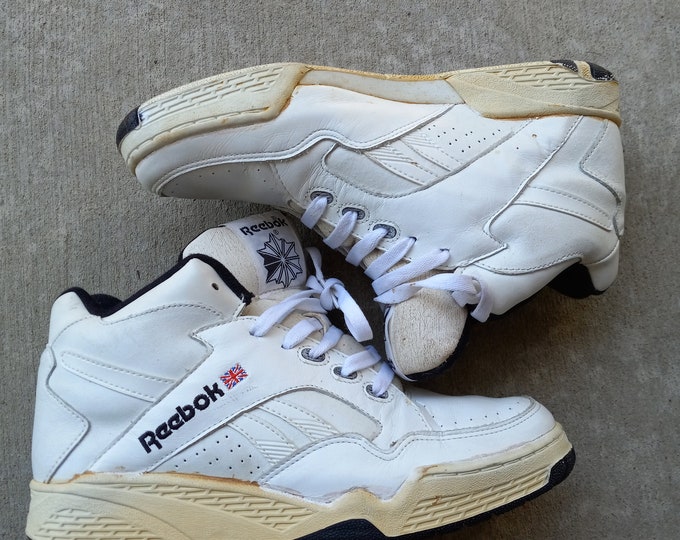 Vintage 1980s 1990s 80s 90s Reebok Basketball Hi-top Streetwear ...