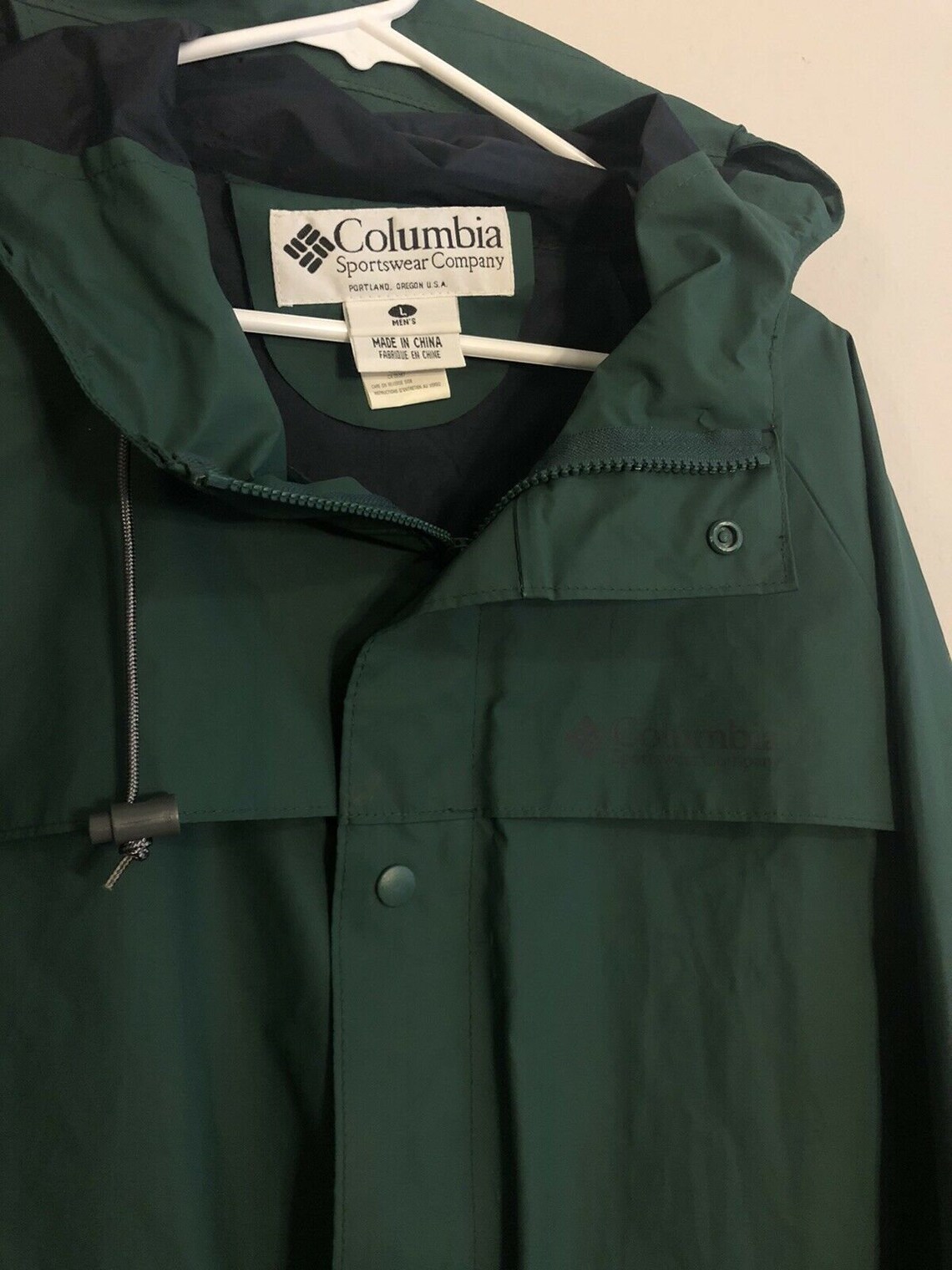 Vintage 90s 00s Columbia Sportswear Rain Coat Green Large | Etsy