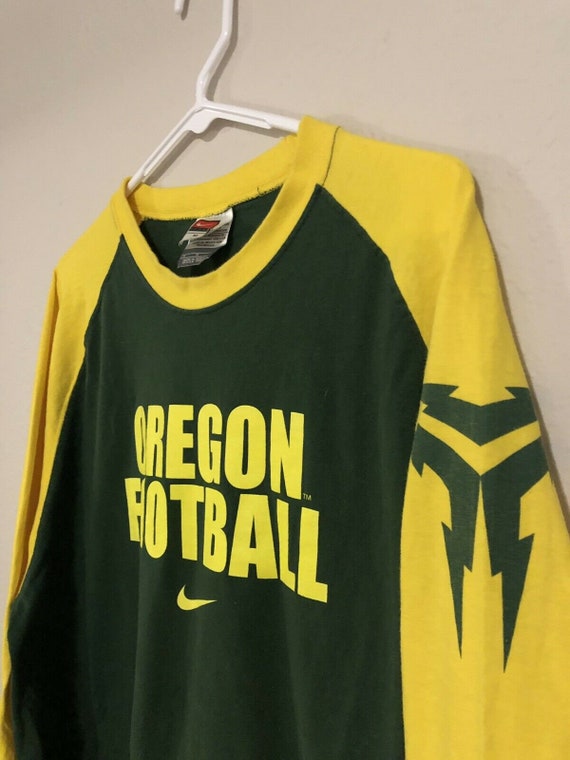 1990’s Vintage Oregon Football Team Long Sleeve N… - image 2