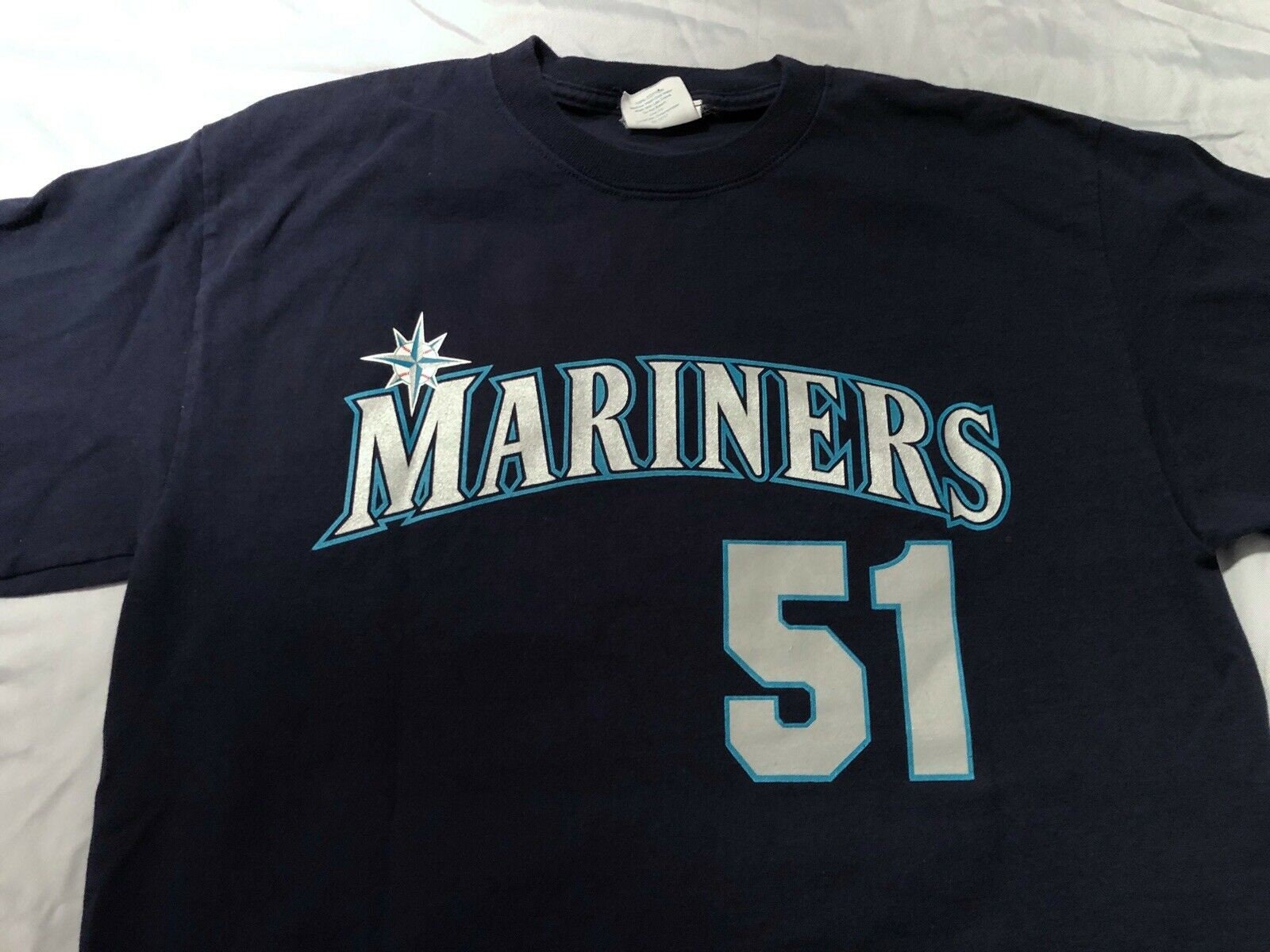 Early 2000s Vintage Ichiro Suzuki Seattle Mariners MLB T shirt Majestic Medium Etsy