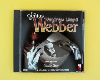 Andrew Lloyd Webber CD - Performing Arts Music - Songs By Orlando Pops Orchestra - Phantom - Evita - Jesus Christ Superstar - Vintage - Gift