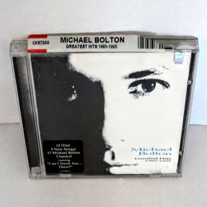 Michael Bolton CD - Greatest Hits - 1985-1995 - Vintage Music CD - Columbia Records - Sony Music Inc - Soft Rock - Love - Romance - 17 Songs