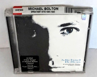 Michael Bolton CD - Greatest Hits - 1985-1995 - Vintage Music CD - Columbia Records - Sony Music Inc - Soft Rock - Love - Romance - 17 Songs