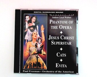 Andrew Lloyd Webber Audio CD - Instrumental - Phantom - Jesus Christ Superstar - Cats - Evita - Paul Freeman - Orchestra Of The Americas