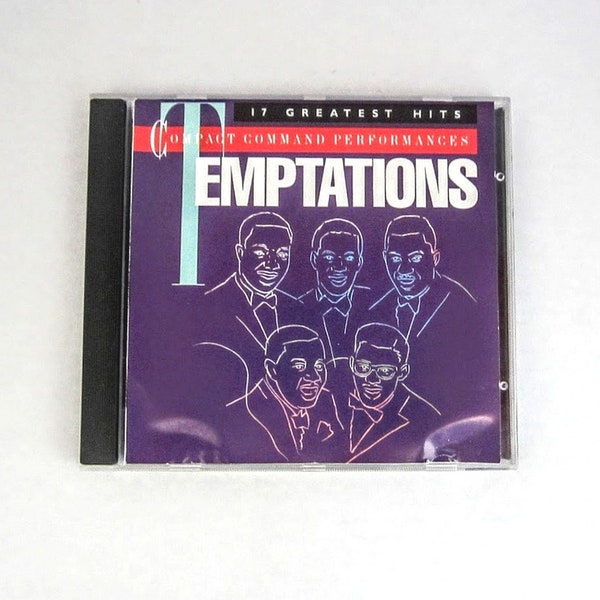 The Temptations Audio CD - Greatest Hits - Motown Records - American Group From Detroit - 17 Songs - Soul Pop Music - Compilation - 1985 Vtg