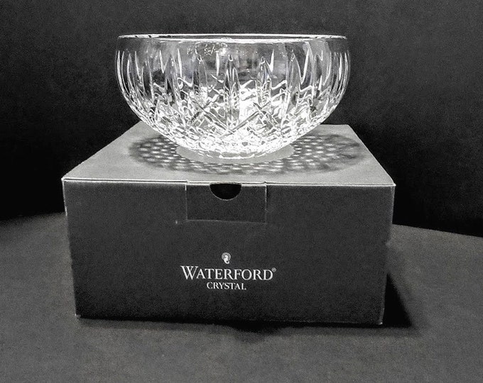 Waterford Crystal Bowl Araglin Pattern 7 Tulip Shape Made in Ireland