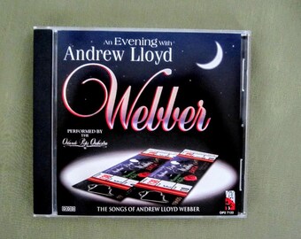 Andrew Lloyd Webber CD - Performing Arts Music - Orlando Pops Orchestra - Songs From Phantom - Evita - Jesus Christ Superstar - Vintage Gift