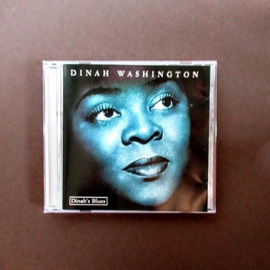 Dinah Washington Audio CD - Dinah&#39;s Blues - American Singer - Pianist - Jazz - Blues - Gospel Inspired - 1950s Era - 12 Songs - 1998 Vintage