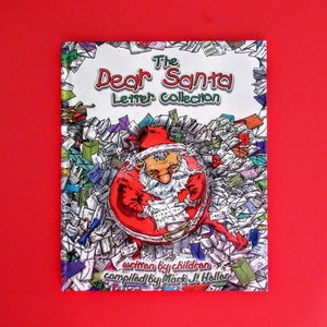 Dear Santa Letter Collection - Vintage Childrens Book - Illustrated - Color - Mark J Heller - North Pole - Christmas Gift - Personal Letters