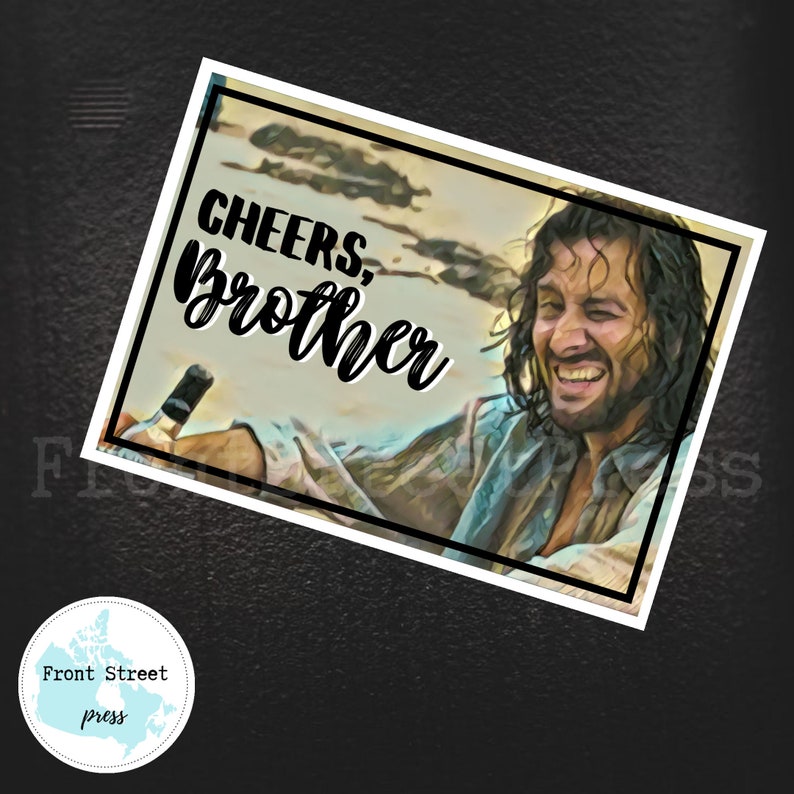 new job Cheers Brother greeting card goodbye thank you congratulations