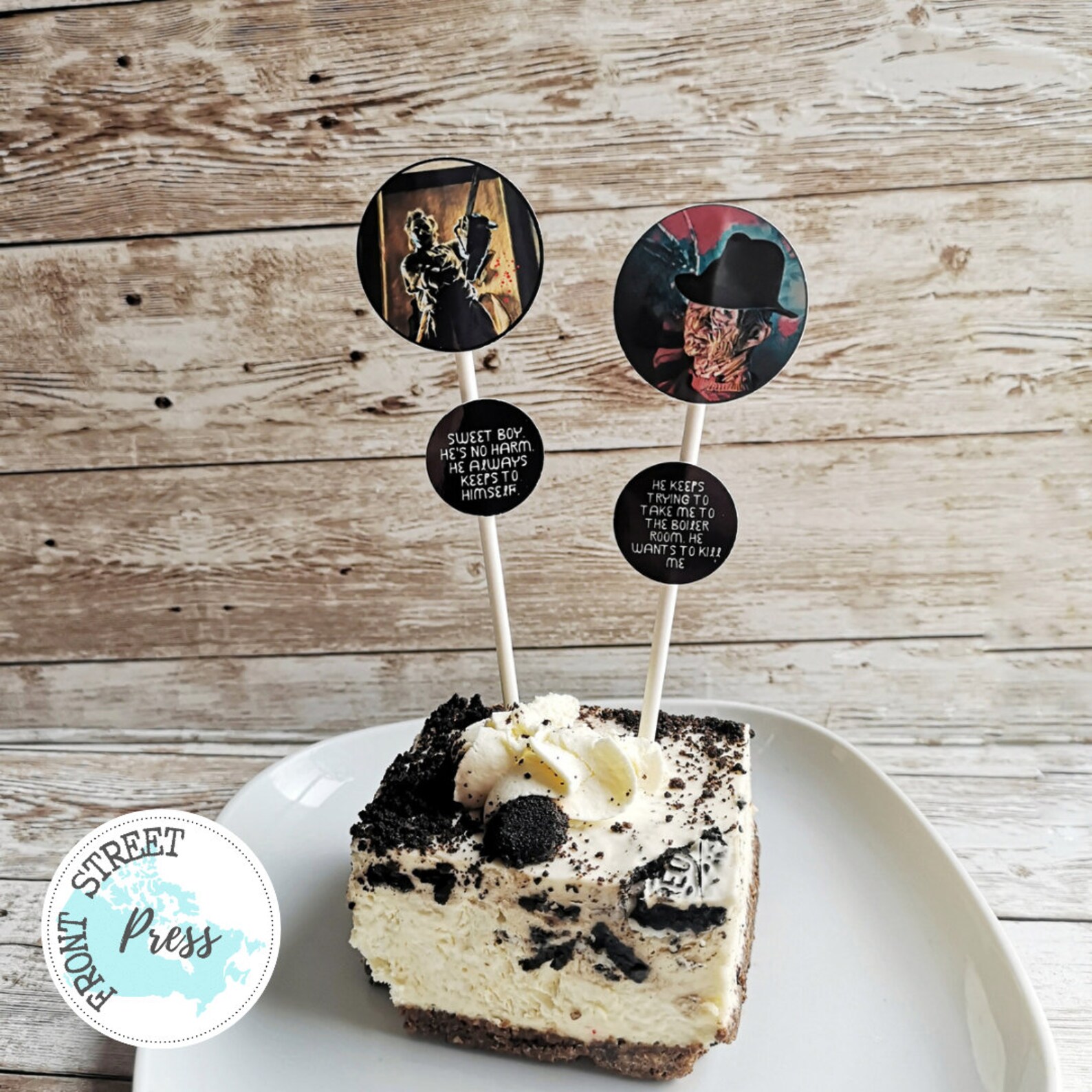 Horror Villain Cake Toppers Set of 6 Etsy Denmark