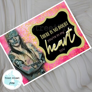 Tarjeta de felicitación "Estás en mi corazón" - San Valentín, cumpleaños, aniversario, amor