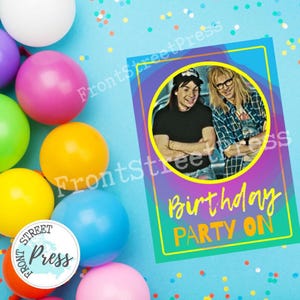 Tarjeta de fiesta de cumpleaños
