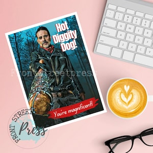 Tarjeta de felicitación de Hot Diggity Dog