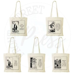 Bolsa de mano con las cartas del tarot de los Arcanos Mayores