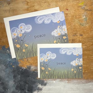 Tarjeta de felicitación por la paz