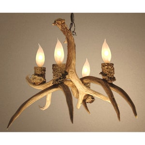 SP-3 Real Antler Mule Deer Nevada Chandelier