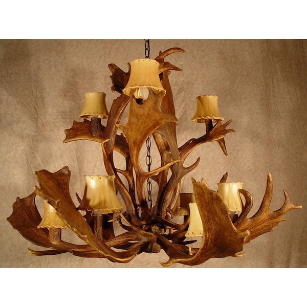 Antler Chandelier Etsy
