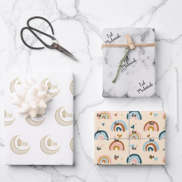 Eid Wrapping Paper, Eid Gifts, Eid Gifting, Eid Mubarak Wrapping Paper