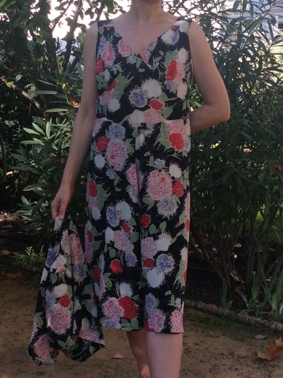 Vintage original 1930’s dress. Floral dress. Chiff