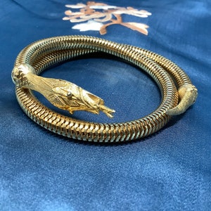 Womens Diamond Snake Bangle Bracelet 18K White Gold 38.00 Carat