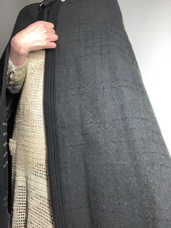Antique Cape 'la Printemps' French Paris Brand 1800s Costume Antique Cape 'la Printemps' French Paris Brand 1800s Costume
