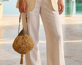 gold hand crafted Victorian purse