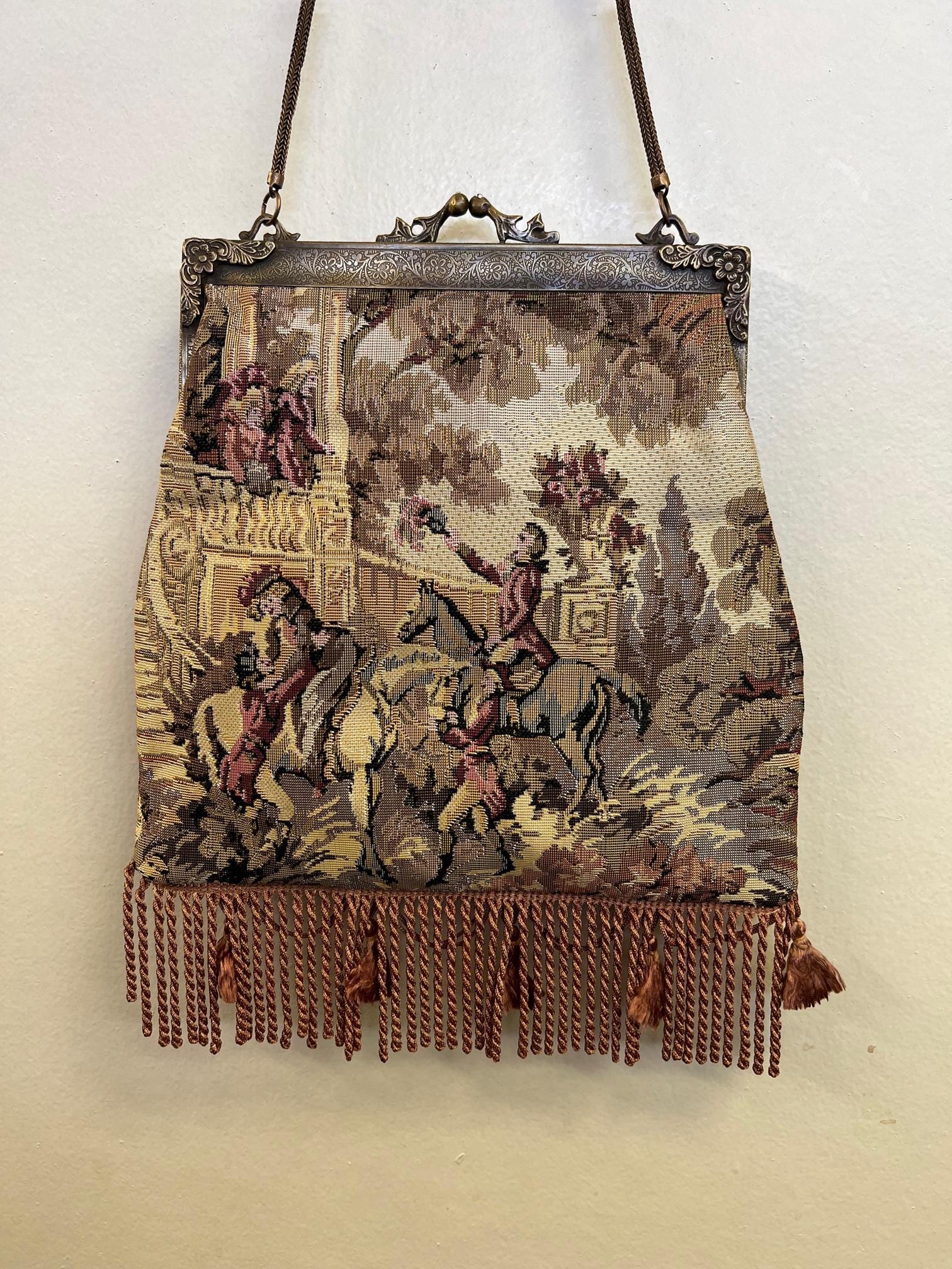 Victorian Tapestry Bag - Etsy