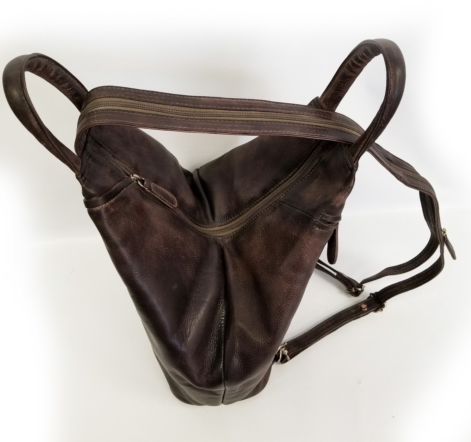 Leather Cross Body Sling Bag Etsy