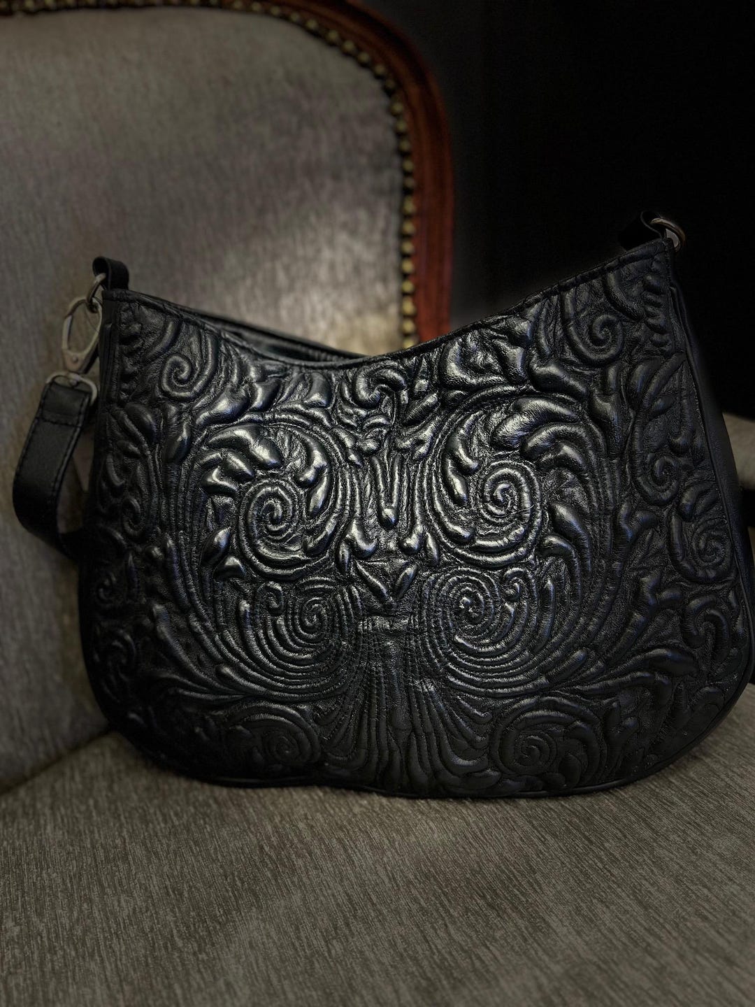 Hogsback Leather LEATHER HOBO BAG - Etsy