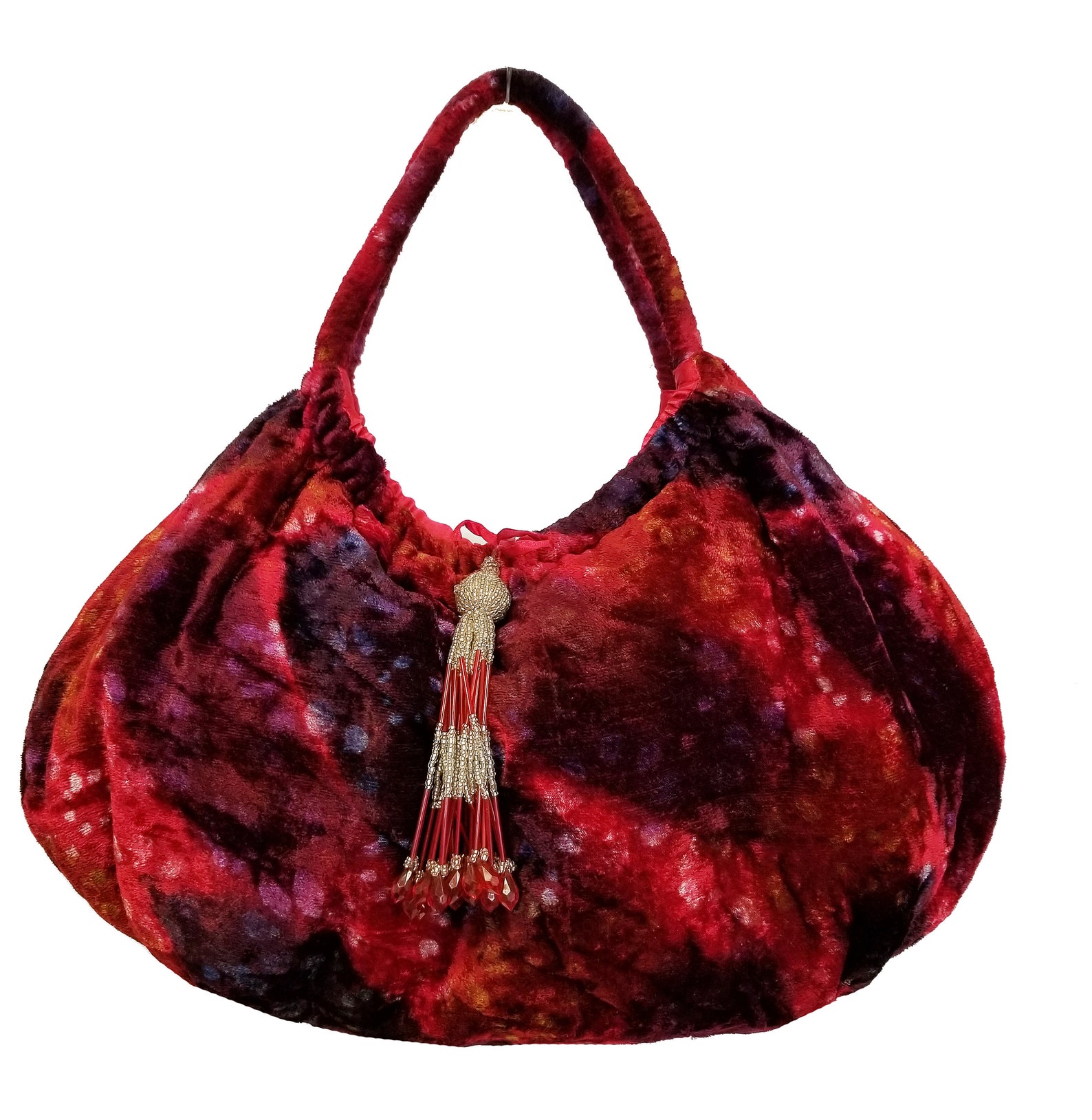 Velvet Hobo Bag Etsy
