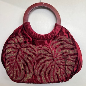 velvet tote