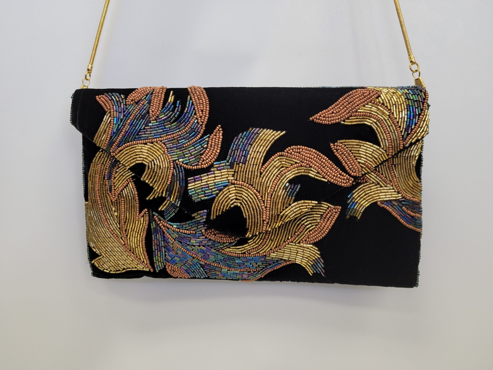 Black Velvet Clutch 