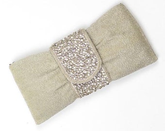 GOLD BEADED CLUTCH