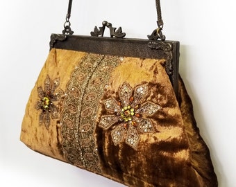 velvet Victorian clutch