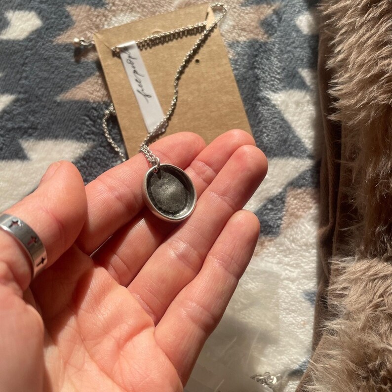 NWOT Free People Choker silver western southwest necklace open locket image 4