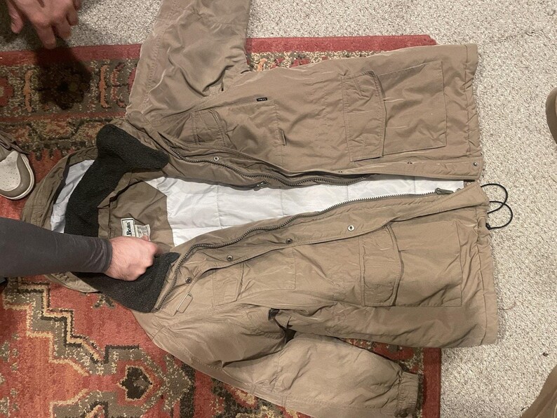 Abrigo de plumón Primaloft de invierno Ranch de LL Bean X Free People, chaqueta acogedora del suroeste, talla XL imagen 15
