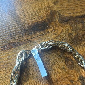 NEW free people bolo chain western suede herringbone necklace silver jewelry afbeelding 6
