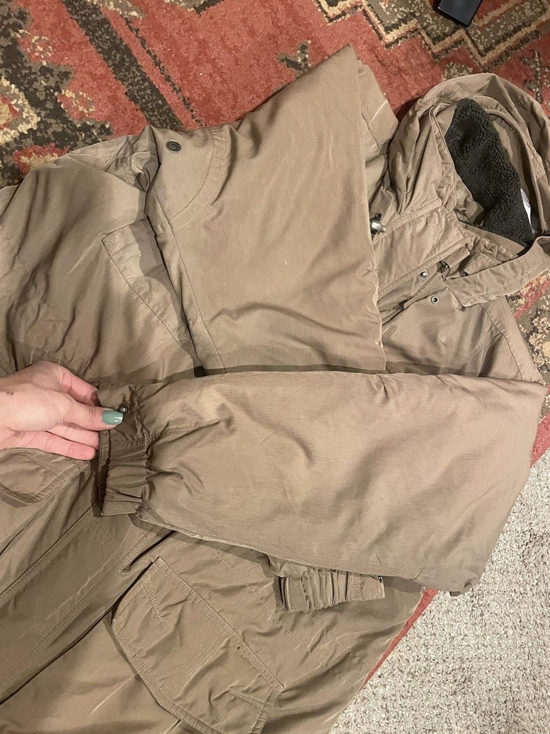 Abrigo de plumón Primaloft de invierno Ranch de LL Bean X Free People, chaqueta acogedora del suroeste, talla XL imagen 6