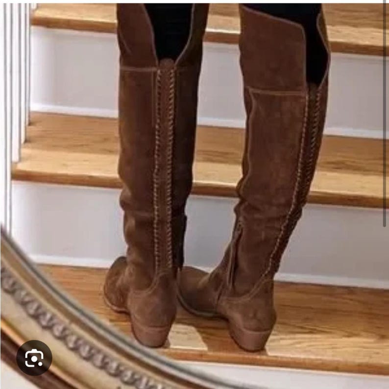 Free people X DV Yellowstone Cowboy OTK Western Silas Cowgirl Boot knee image 6
