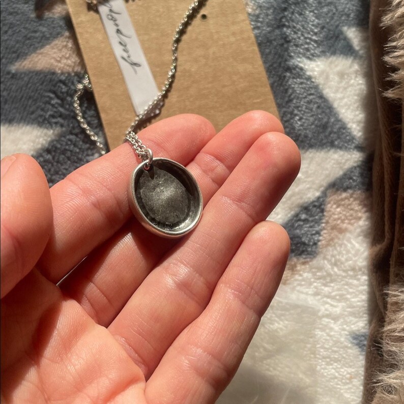 NWOT Free People Choker open Locket silver western southwest necklace image 4