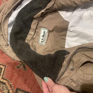 Abrigo de plumón Primaloft de invierno Ranch de LL Bean X Free People, chaqueta acogedora del suroeste, talla XL imagen 9