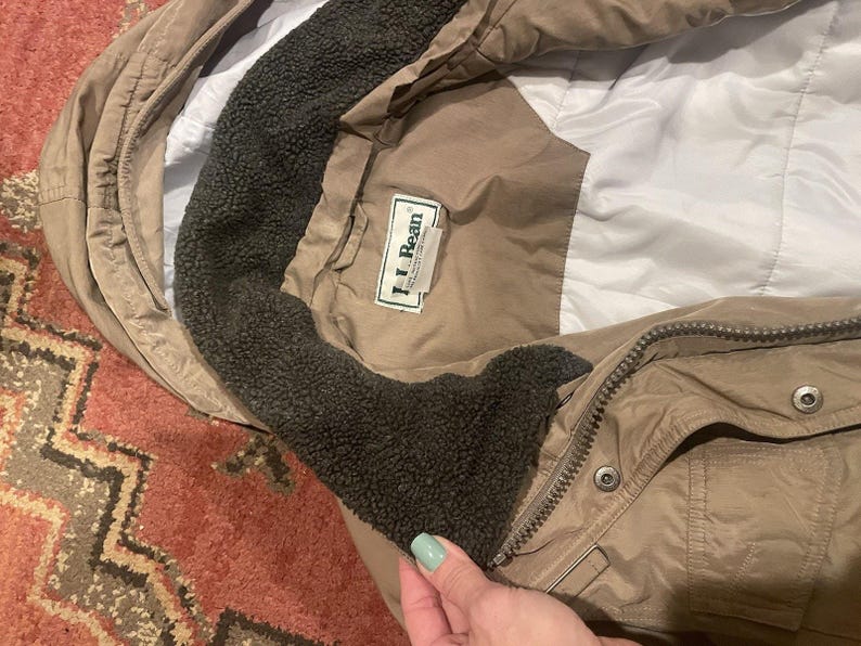 Abrigo de plumón Primaloft de invierno Ranch de LL Bean X Free People, chaqueta acogedora del suroeste, talla XL imagen 9