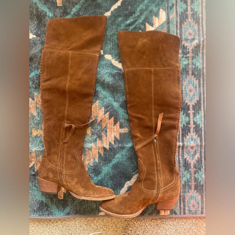 Free people X DV Yellowstone Cowboy OTK Western Silas Cowgirl Boot knee image 4