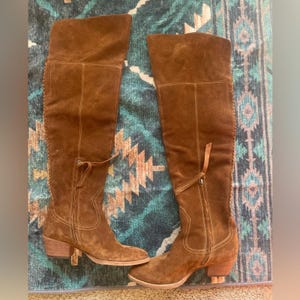 Free people X DV Yellowstone Cowboy OTK Western Silas Cowgirl Boot knee image 3