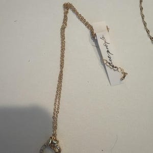 NEW free people Lunar Blue moon Minimalist chain choker necklace jewelry #2 image 3