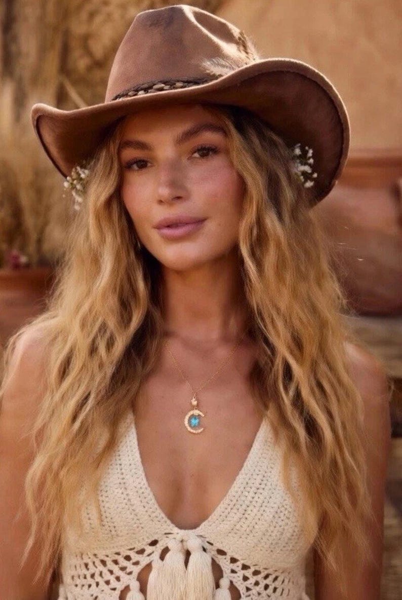 NEW free people Lunar Blue moon Minimalist chain choker necklace jewelry #2 image 1