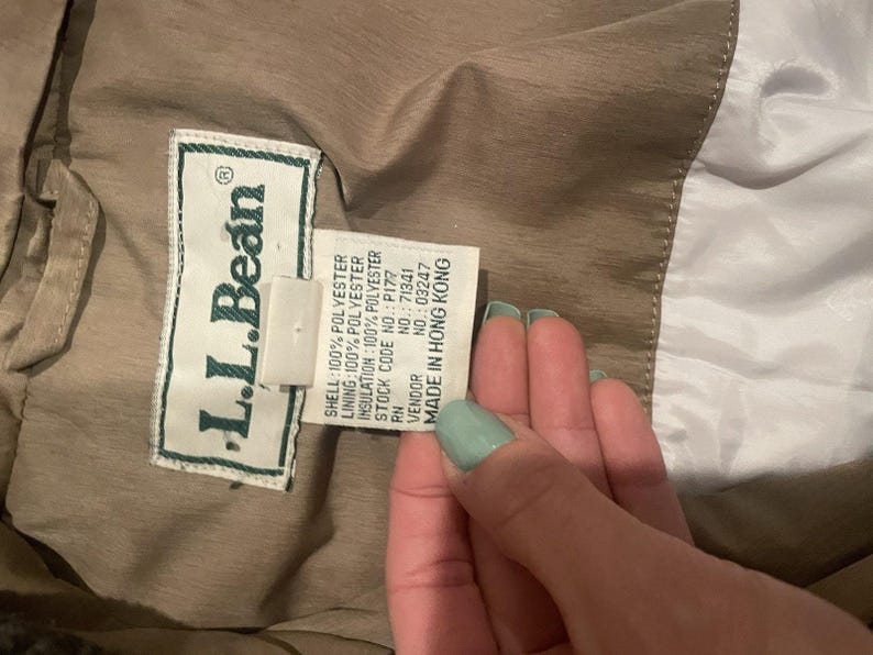 Abrigo de plumón Primaloft de invierno Ranch de LL Bean X Free People, chaqueta acogedora del suroeste, talla XL imagen 17